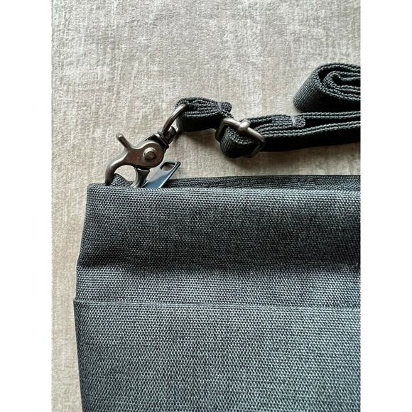 Los Angeles Boutique Charcoal Gray Green Hobo Crossbody Shoulder Bag Purse New - Picture 2 of 7